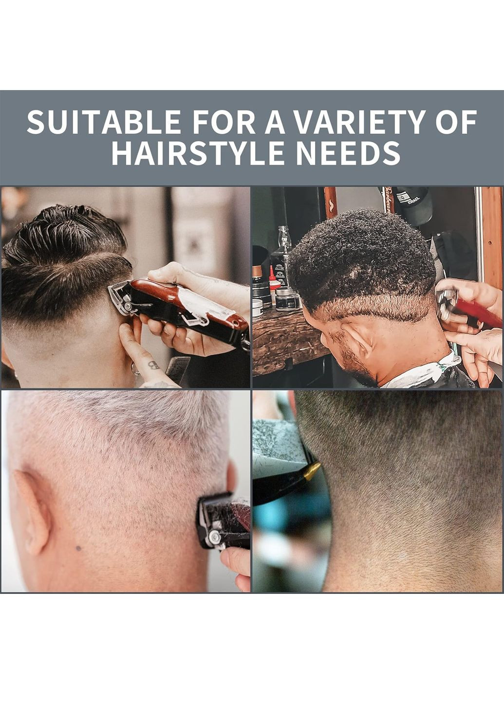 Насадки на машинку для стрижки Wahl/Surker 6 шт чорний Yinke Amazon (361319513)