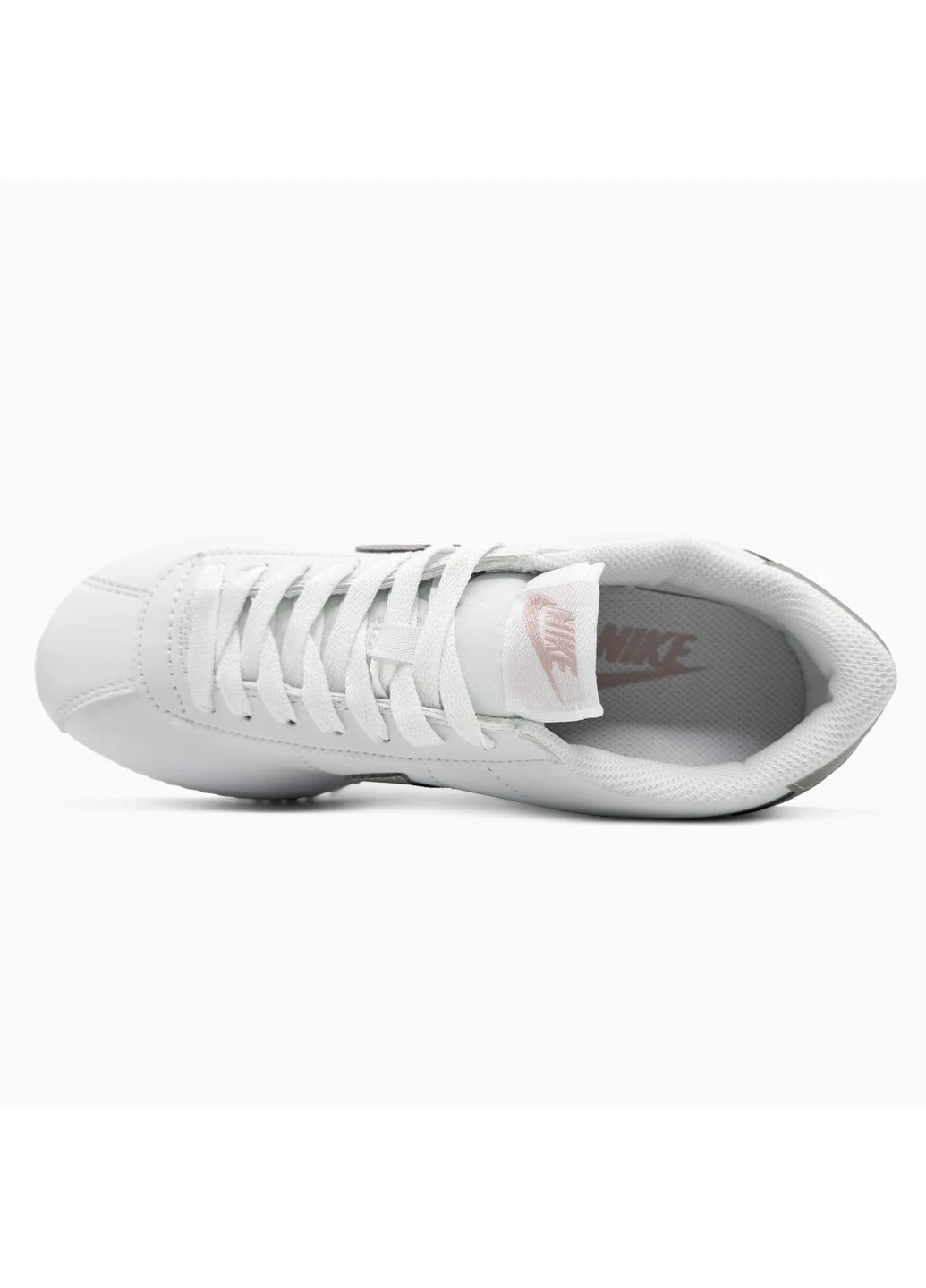 Кросівки жіночі і чоловічі Nike Cortez White Pink | Найк Кортез білі No Brand білі демісезони (401726508)