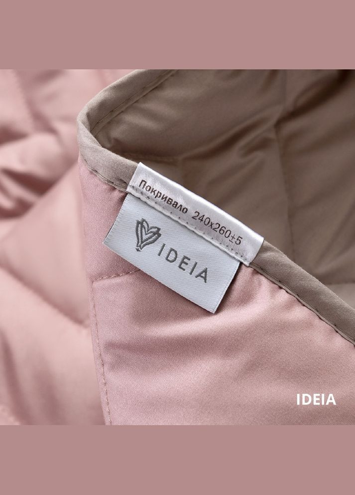 Покрывало на кровать, диван 240х260 см, стеганое, двустороннее, качественная стежка, микрофибра IDEIA (302975678)