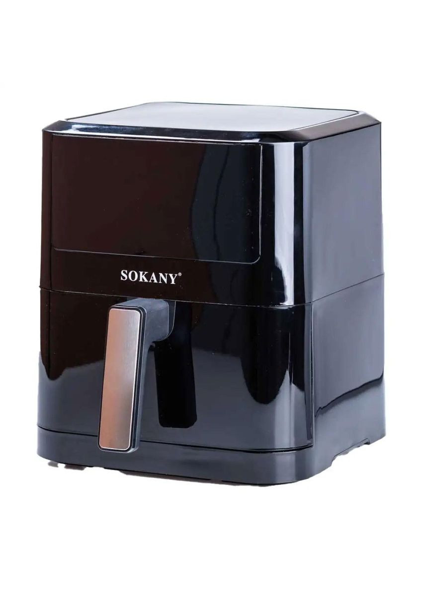 Аерогриль-фритюрниця SK-ZG-8043 електрична 2000 Вт на 8 літрів чорна Sokany (322145845)