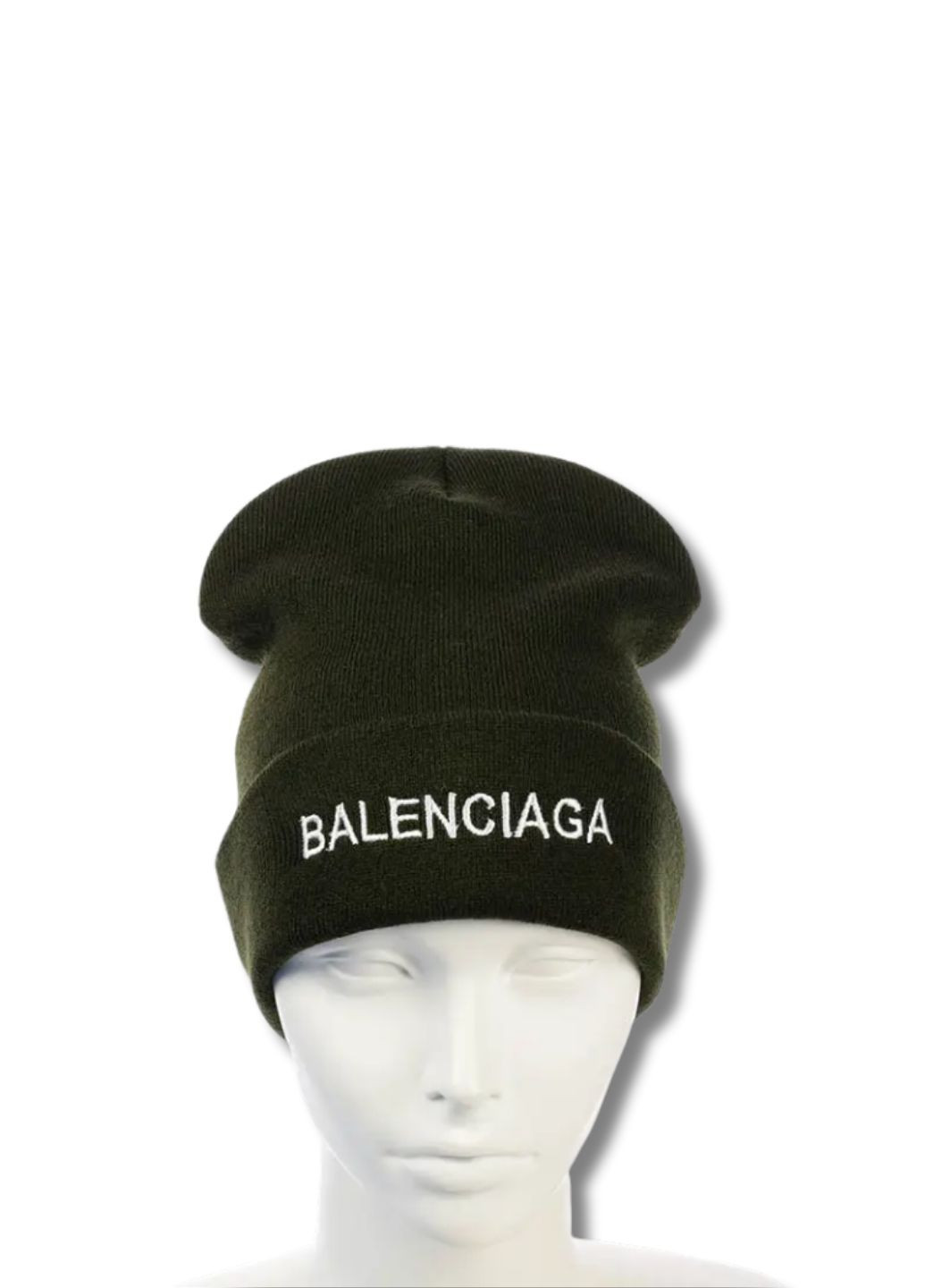 Шапка бини лонг с вышивкой Баленсиага / BALENCIAGA No Brand Шапка з вишивкою (346390067)