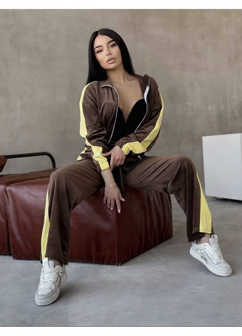 Стильний та зручний велюровий костюм No Brand (385924393)