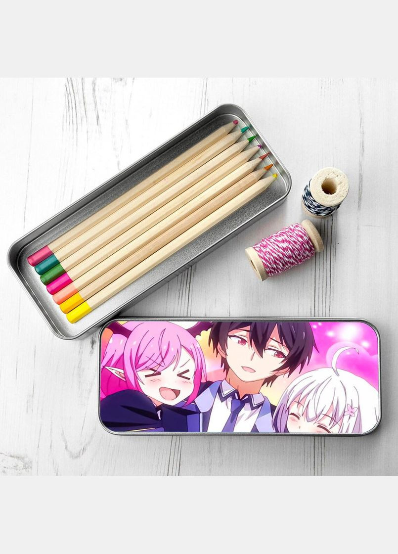 Органайзер для канцелярских принадлежностей металлический, кейс для мелочей Повелитель #001 7*18 см Silver No Brand (309156903)