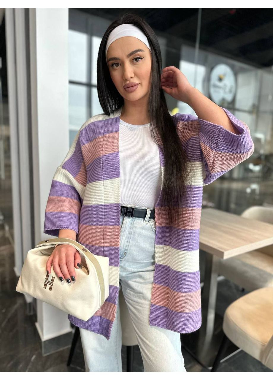 Сиреневый демисезонный кардиган LeVi