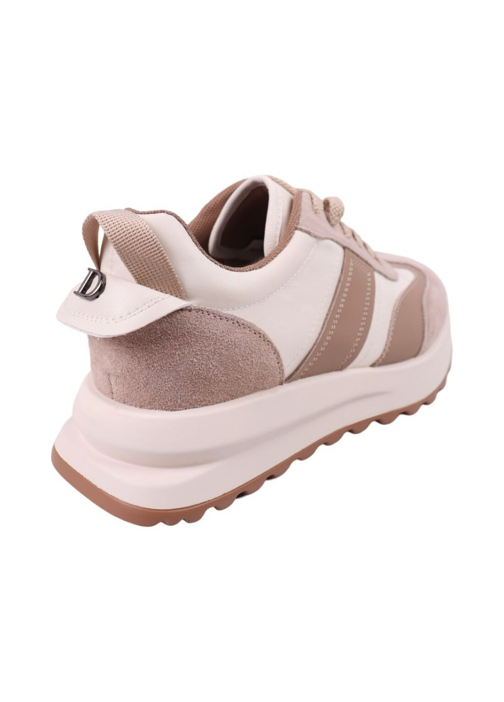 Кроссовки женские капучино текстиль FARINNI 774-25DK бежевые (322629088)