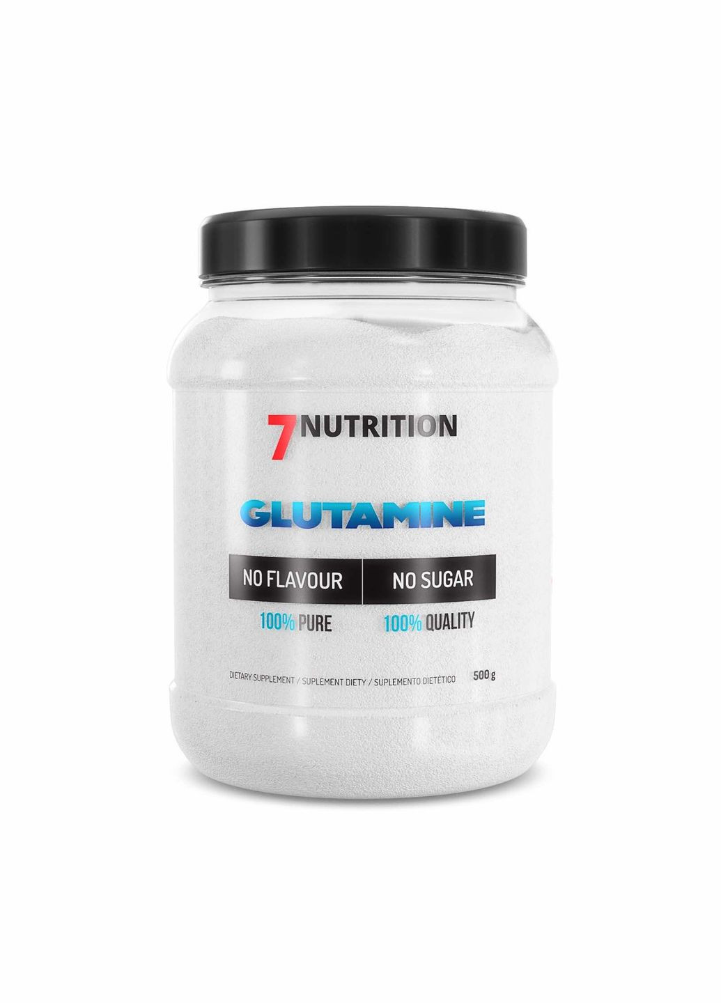 L-глютамін Glutamine 500g (Pure) 7 Nutrition (284712534)