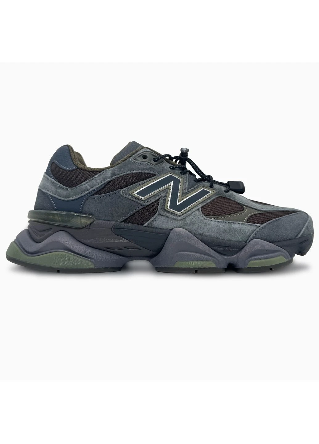 Серые демисезонные кроссовки мужские new balance 9060 grey/brown нью беланс 9060 серые No Brand