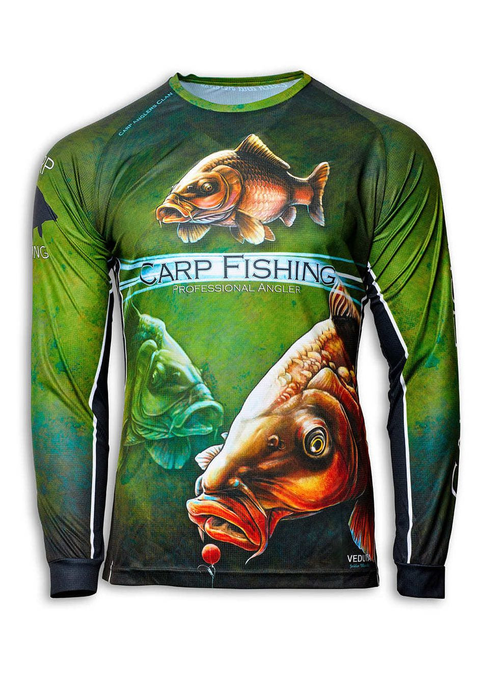 Джерсі дихаюча для риболовлі VA Carp Fishing, сонцезахисна з фільтром від ультрафіолету UPF50+ Veduta (350610747)