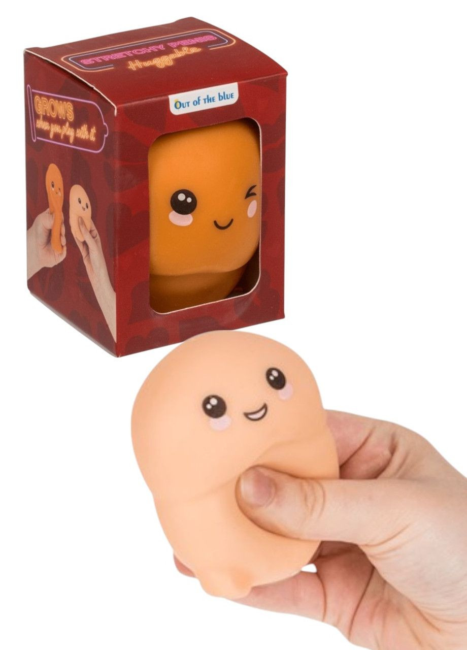 Антистресс в форме пениса Stretchy Penis Huggable для снятия стресса 7 см OOTB (322287568)