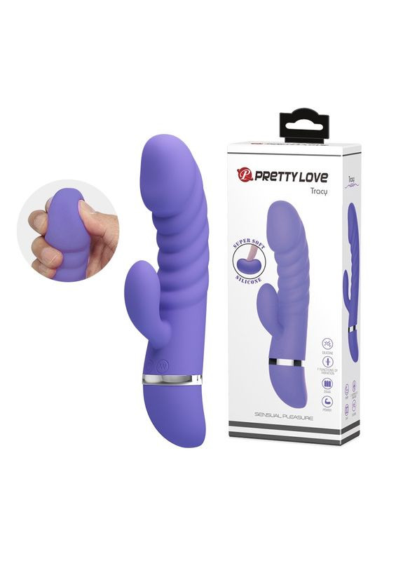 Вибратор с клиторальным отростком Tracy Pretty Love (297399141)