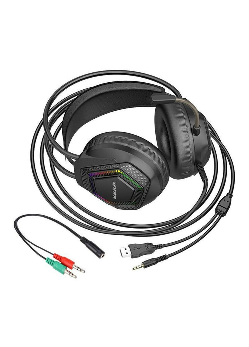 Навушники BO105 Thunder gaming headphones Black Borofone (353497598)