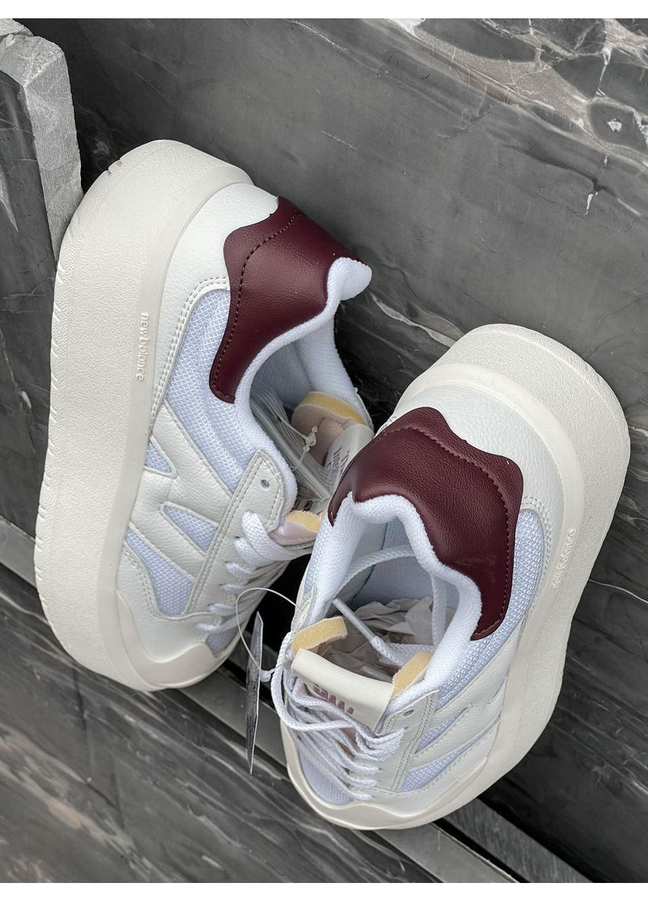 Белые демисезонные кроссовки мужские new balance ct 302 white brown нью беланс ct302 No Brand