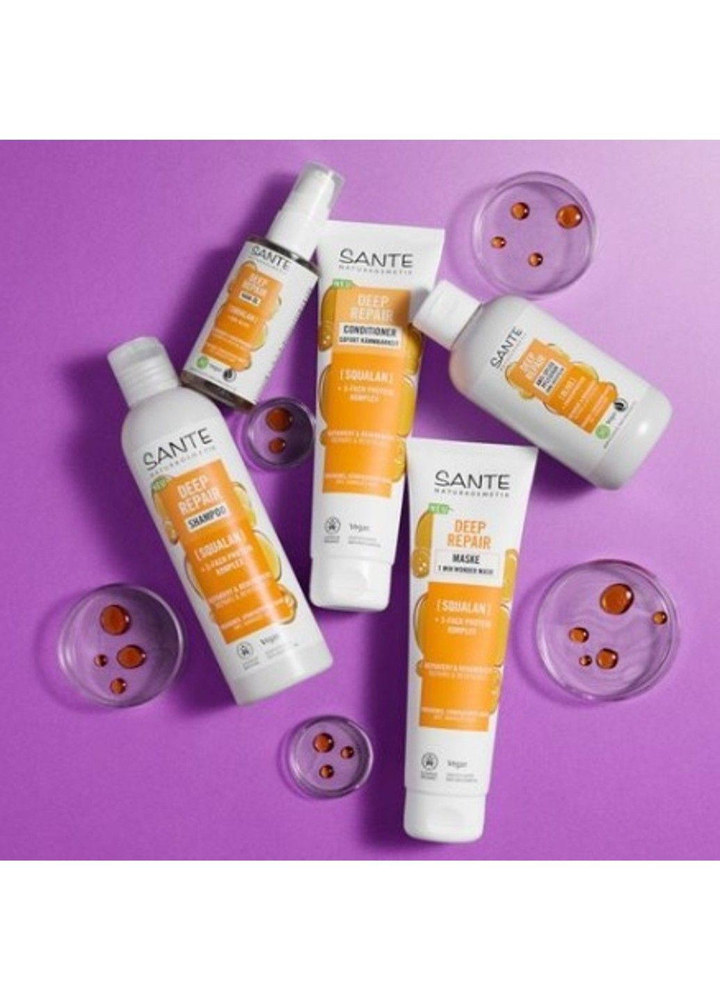 БІО-Засіб Deep Repair від ламкості волосся та посічених кінчиків з Оливою 200 мл Sante (298055805)