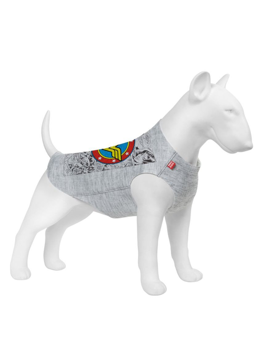 Майка для собак Clothes "Диво-жінка комікс" S35 B 48-54 см С 28-33 см WAUDOG (279564537)
