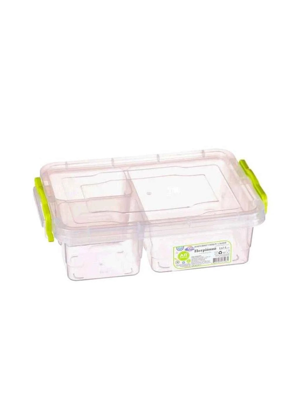 Контейнер 1,63л потрійний ТМAL-PLASTIK No Brand (387321373)