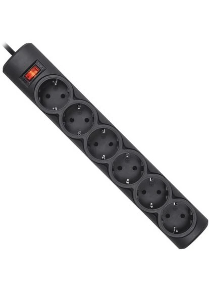 Сетевой фильтр DFS 151 1.8m 6 роз Black UA (994940) Defender (277635242)