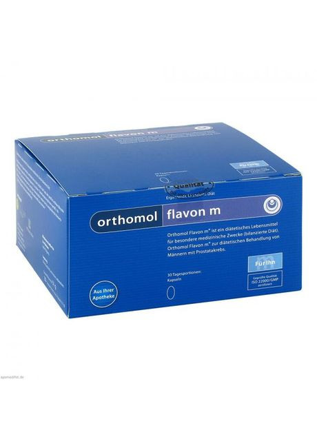 Витамины для мужчин для предстательной железы Flavon M (капсулы на 30 дней) Orthomol (293943115)