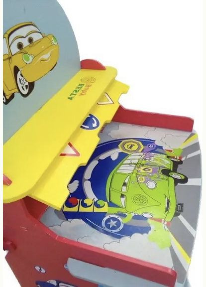 Стіл письмовий зі стільцем дитячий Тачки Ababila (296925476)