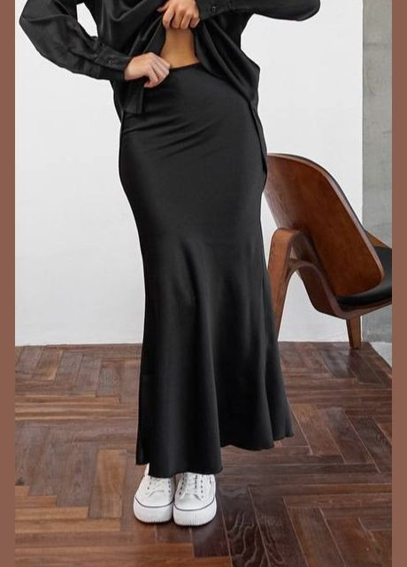 Сатинова спідниця міді на резинці Україна (327880174)