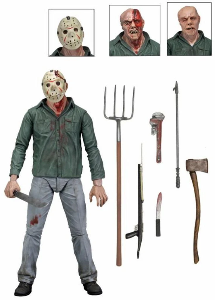 Фигурка 3D Jason Voorhees Friday the 13th Джейсон Вурхиз Пятница 13th 18 см 60.135 NECA (373967421)
