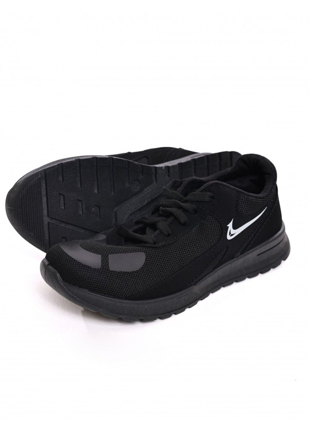 Черные кроссовки для мальчика подростка K&G