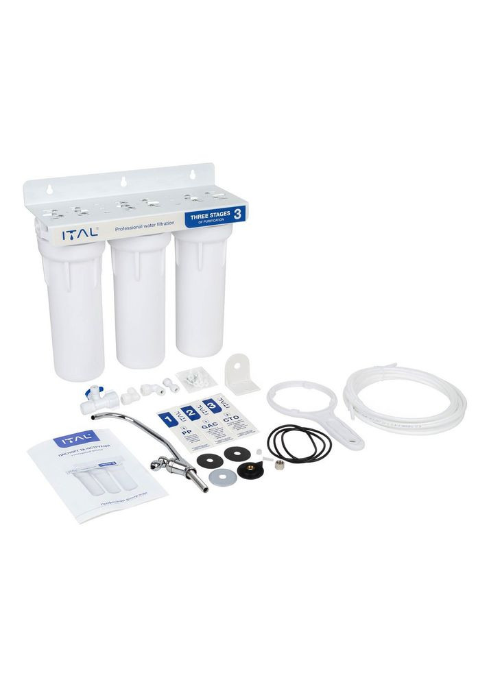 Потрійний фільтр для води 1/2" (IT-FS3) ITAL (316088808)