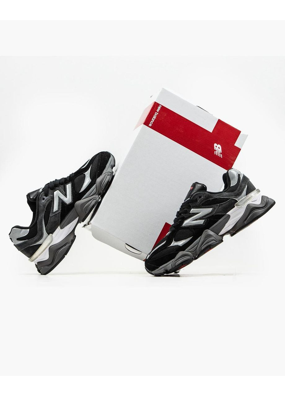 КРОСІВКИ ЖІНОЧІ NEW BALANCE 9060 BLACK WHITE НЬЮ БЕЛАНС 9060 No Brand чорні демісезони (369392707)