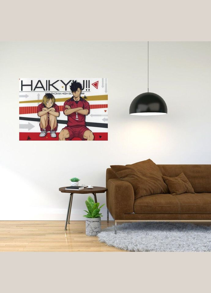 Плакат- з принтом "Haikyuu - Волейбол (спортивна манга аніме) 17" A2 А0 Кавун постер (316209215)