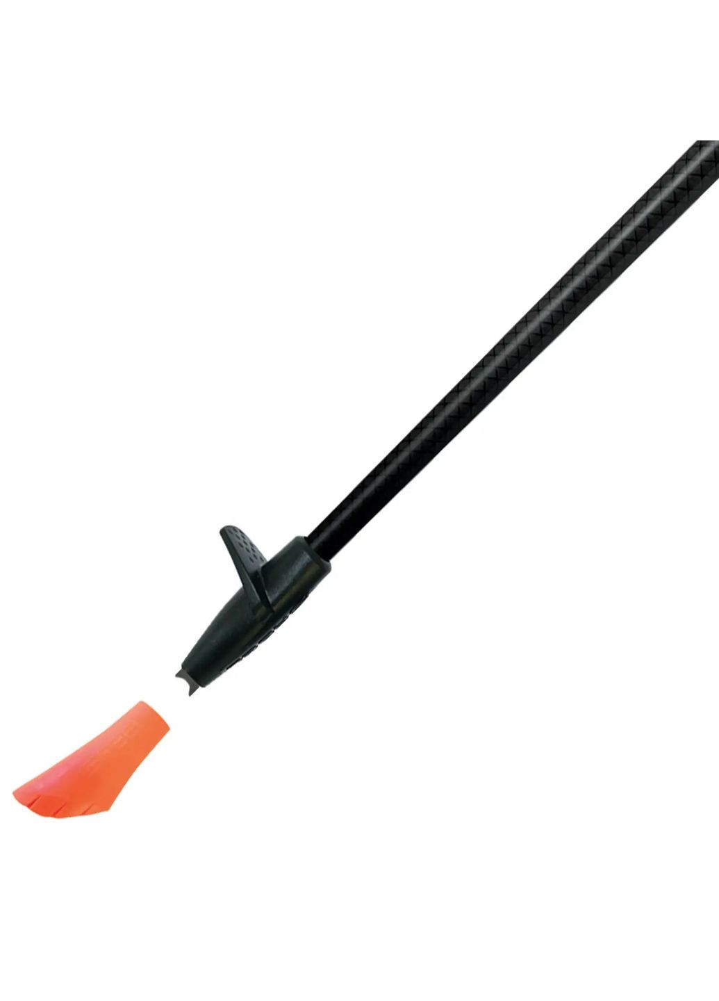 Палки для скандинавськой ходьбы FX75 Snake Carbon 120 Dual Spike Чорний-Червоний Gabel (278273614)
