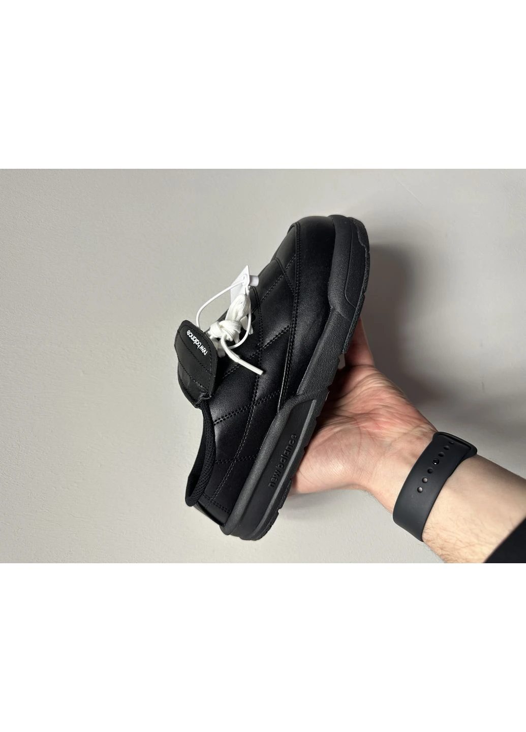 КРОССОВКИ ЖЕНСКИЕ NEW BALANCE TERRACE MULE BLACK НЬЮ БЕЛАНС No Brand чёрные демисезоны (368884847)