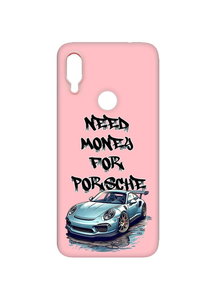 Матовый чехол на Xiaomi Redmi Note 7 / Note 7 Pro Хочу Порше (принт 385) CASE CONTROL (360696475)