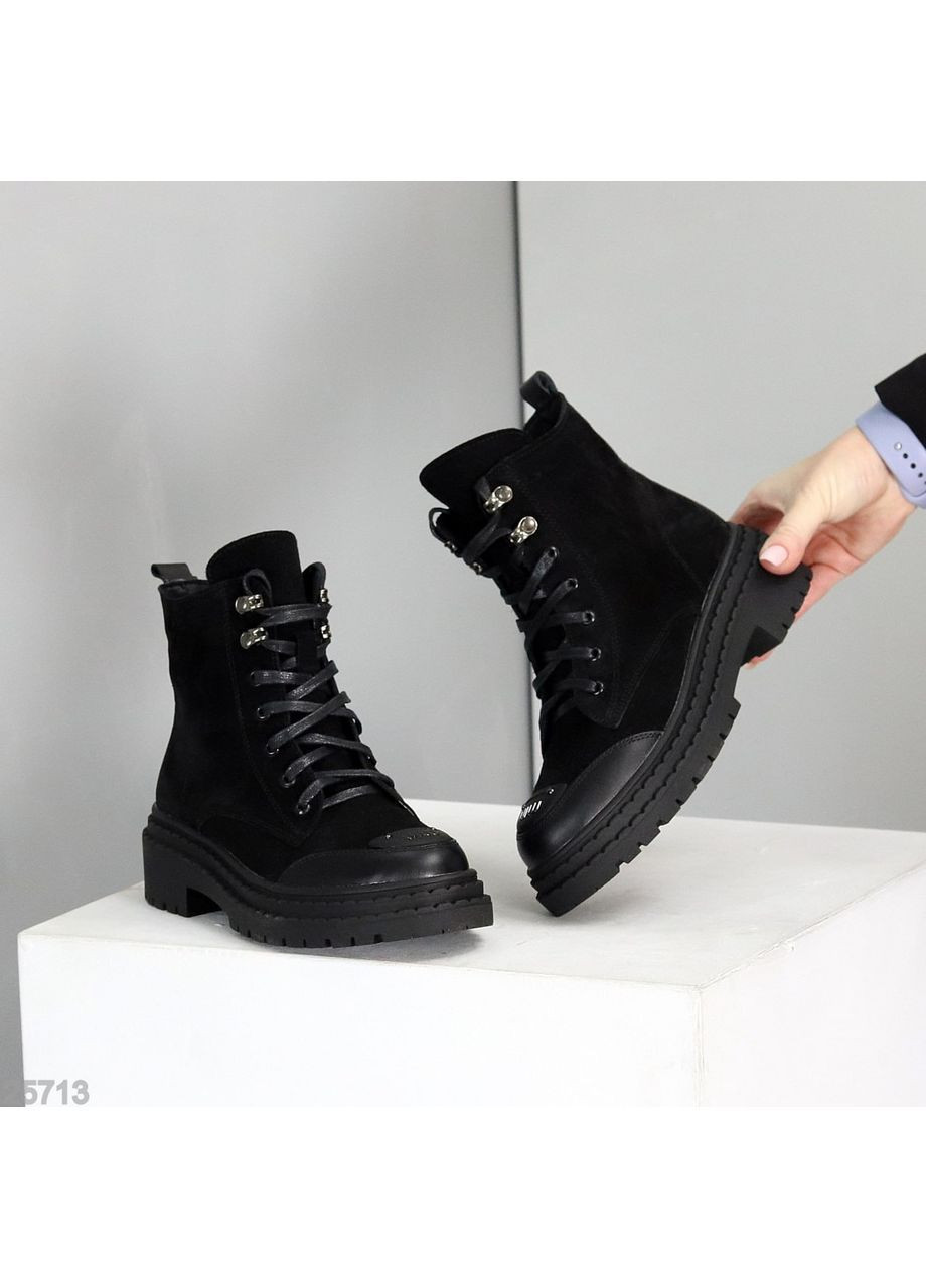 Зимние зимние ботинки Helen из натуральной замши