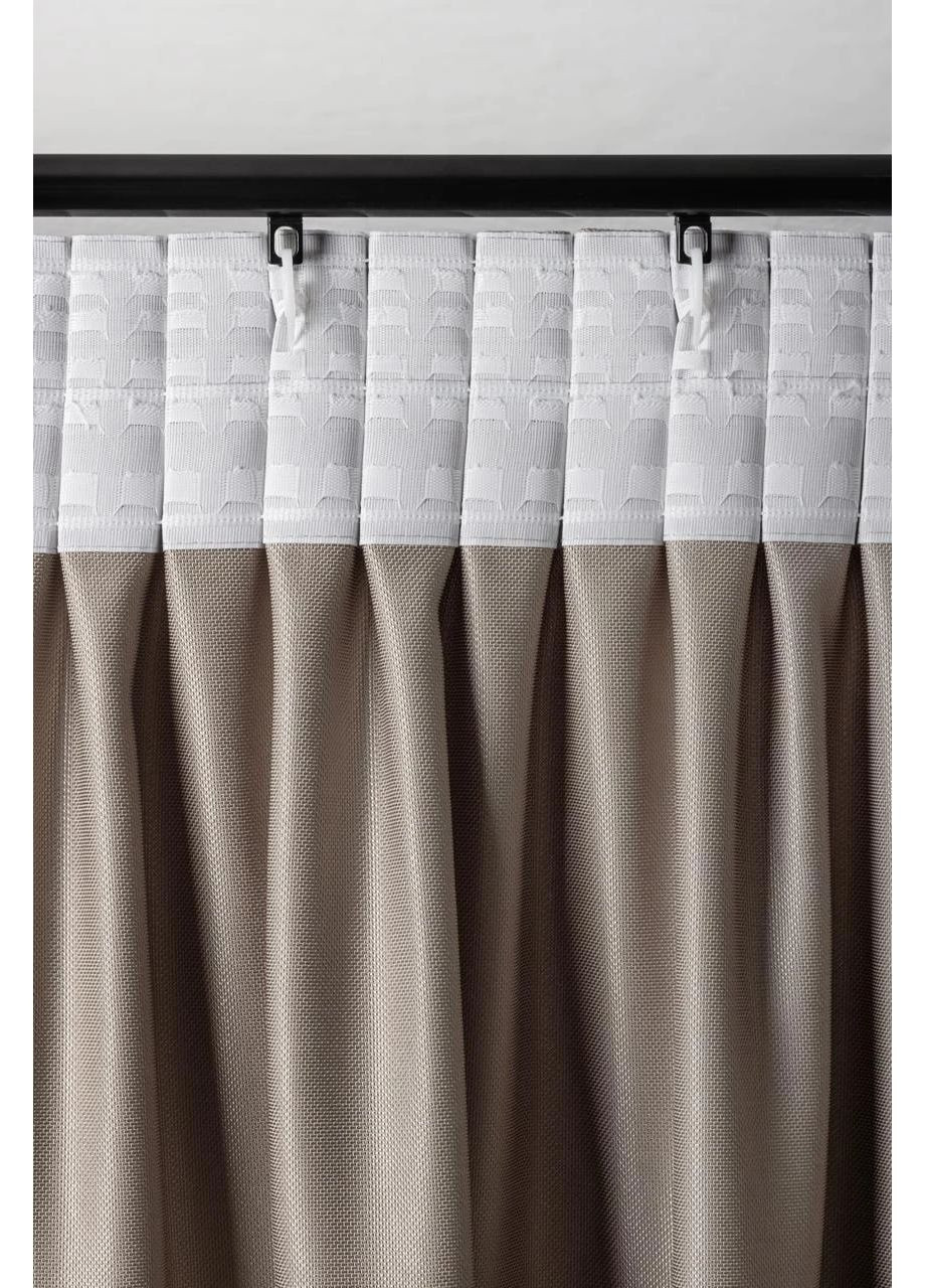 Штори з мікровелюру 2шт. 3м х від 2,5м до 3м HYGG (370367195)