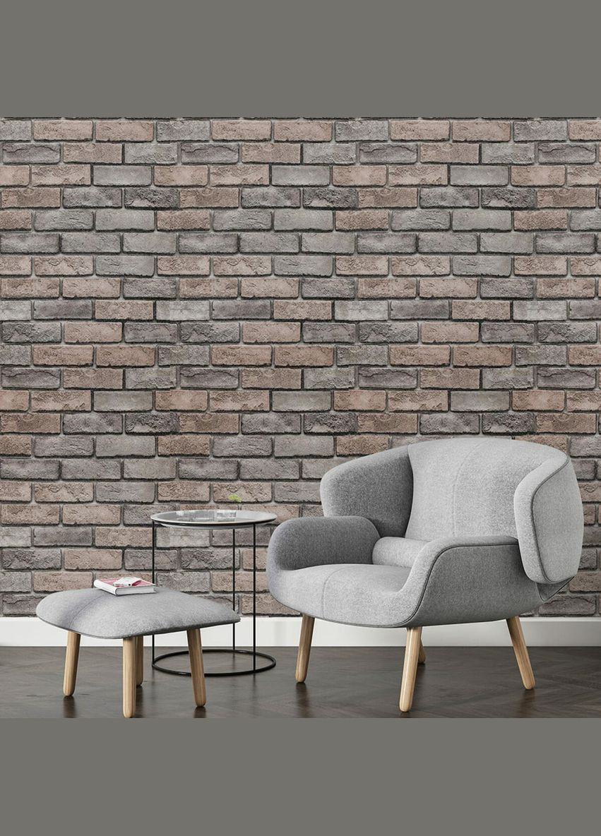 Самоклеящиеся обои коричневый катериновлавский кирпич 2800*500*2мм (D) SW-00001786 No Brand (328579098)