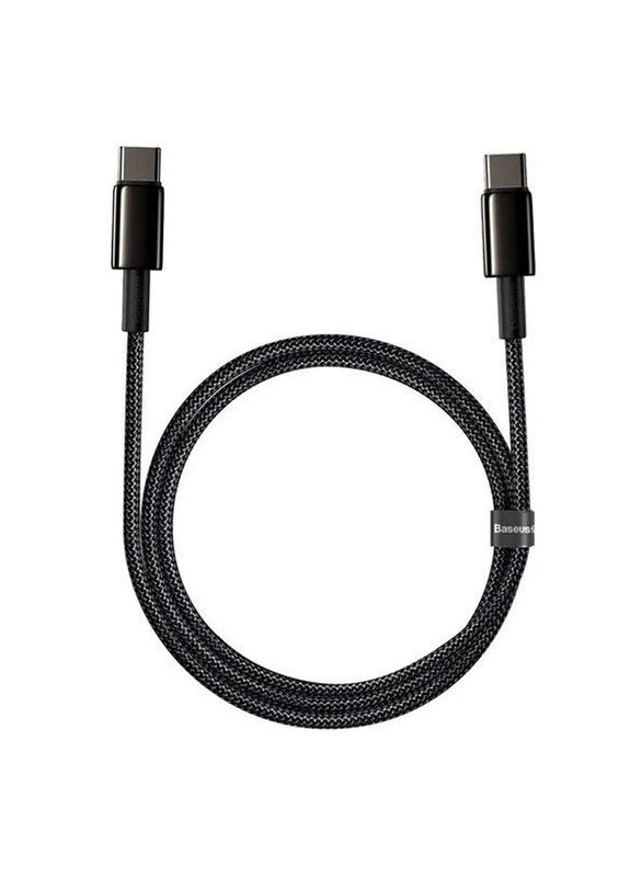 Дата кабель Tungsten Gold Type-C to Type-C Cable 100W (1m) (CATWJ-01) Baseus (386577146)