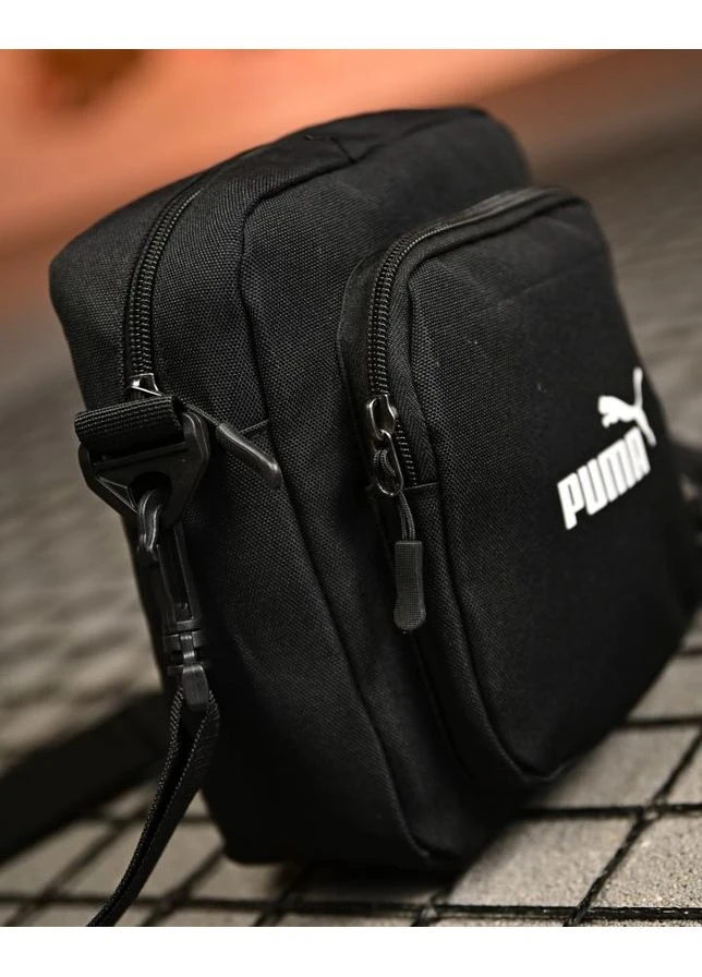 Сумка через плече Puma чорна Oxford 600D з чохлом міська ТР6055 No Brand (392963342)