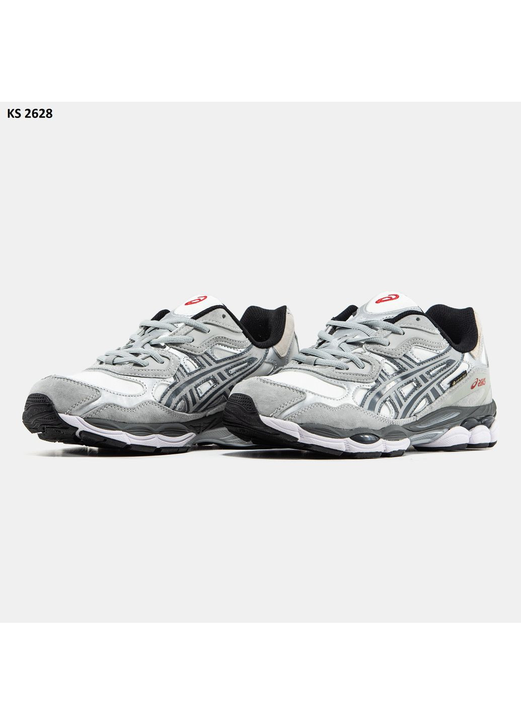 Сірі Осінні кросівки чоловічі asics gel-nyc gore-tex gray асікс гель нюк No Brand