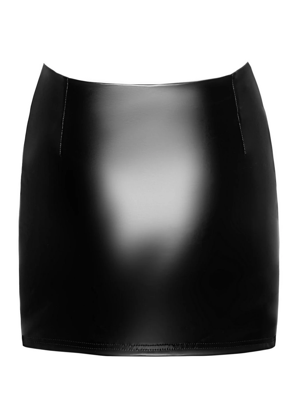 Черное юбка f345 powerwetlook skirt with garter cherrylove Noir Handmade