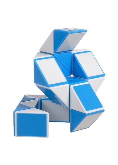 Змейка Рубика белоголубая в коробке SCT401 Smart Cube (301790827)