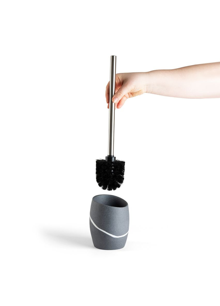 Йоржик для унітаза MY HOME Crimea Сірий (BA-14 GRAY) MVM (301002390)