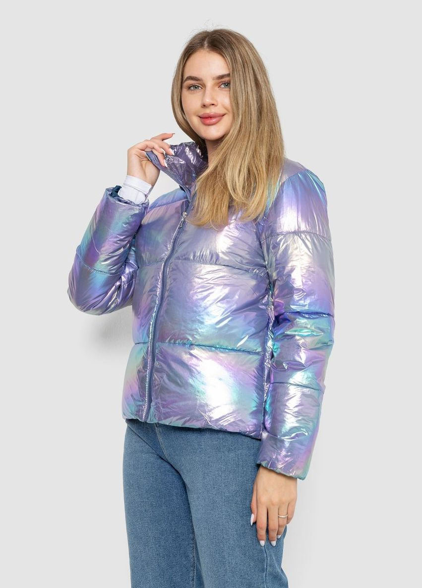 Комбинированная демисезонная куртка женская демисезонная плащевка Ager 243R2022-2