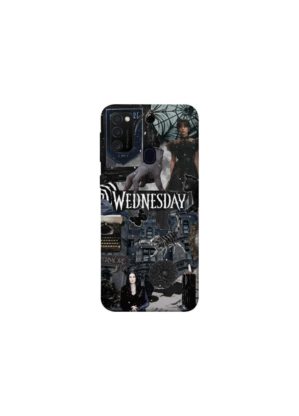Чехол на Samsung Galaxy M21 Wednesday Collage ver.2 Frontalka (355320486)