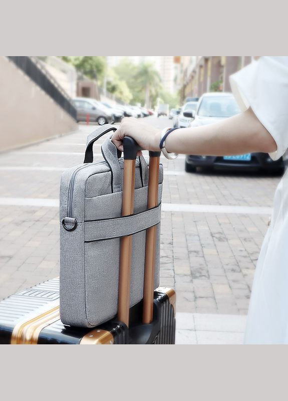 Сумка для ноутбука или документов противоударная 15,6" Серая (код: IBN040S3) Digital (325449247)