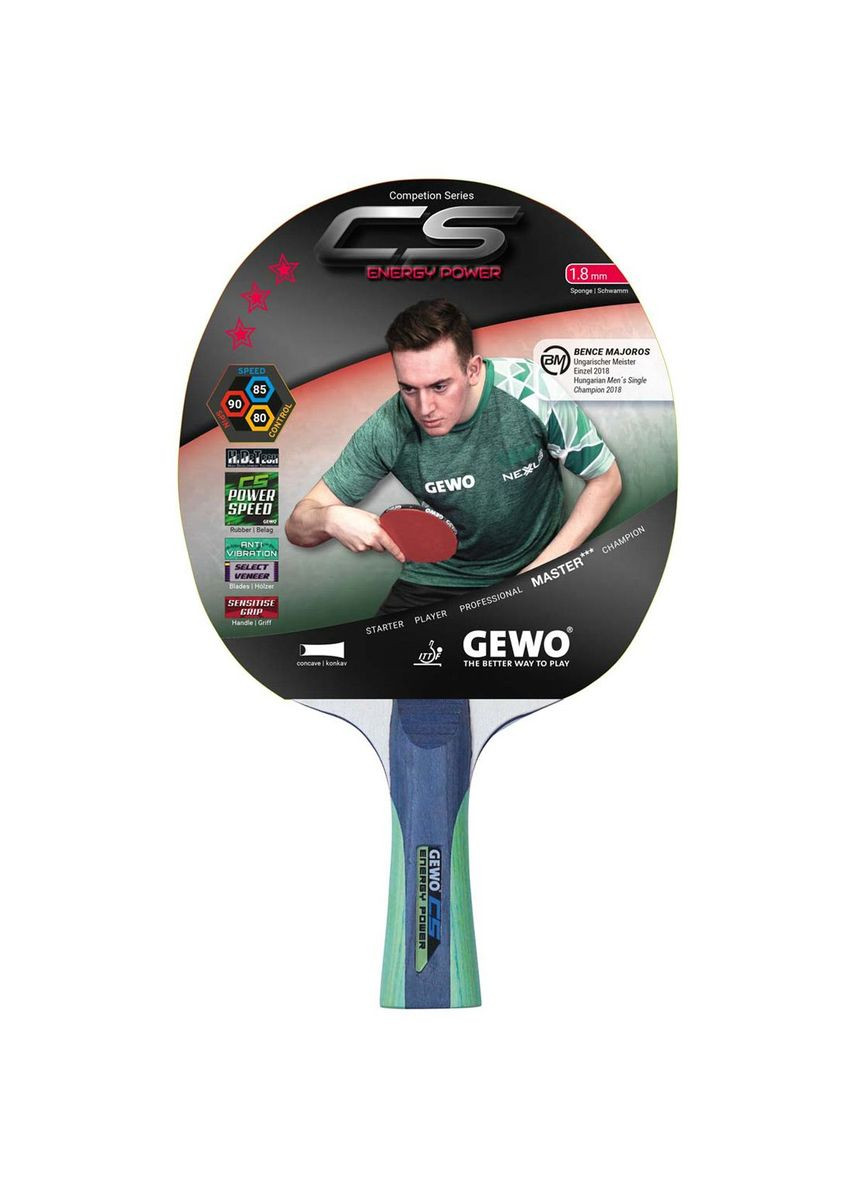 Ракетка для настольного тенниса CS Energy Power FL (860600001) GEWO (346530830)