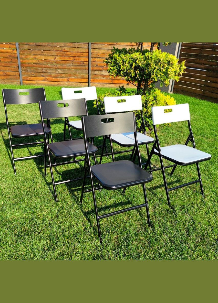 Складной стілець 46х42,5х86см Чорний SW-00001611 Sticker Wall (304263778)