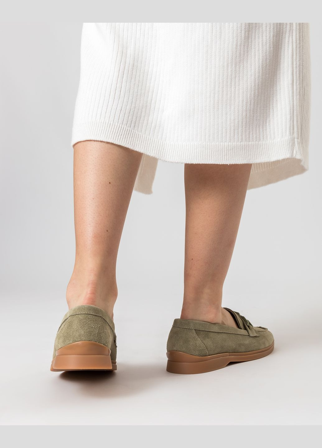 ALTURA Туфлі (966ТZ) зелений з натуральна замша, китай — (328914216)