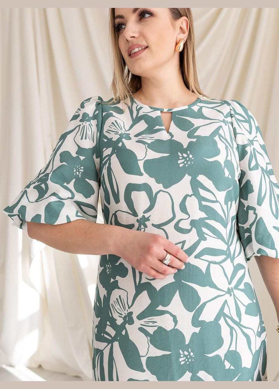 Фісташкова повсякденний сукня сінді фісташковий 0462 Vlavi