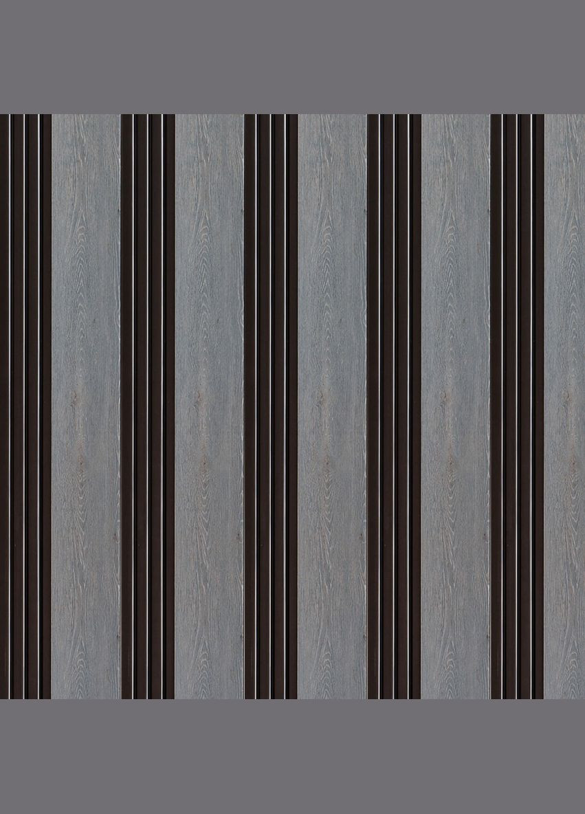 Рейка декоративна PS 2900х160х11мм Сіре дерево з чорним SW-00002149- Sticker Wall (341283759)