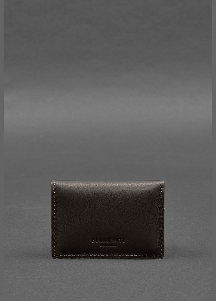 Шкіряний кард-кейс 9.0 темно-коричневий Краст (A-028147) BlankNote (328444784)