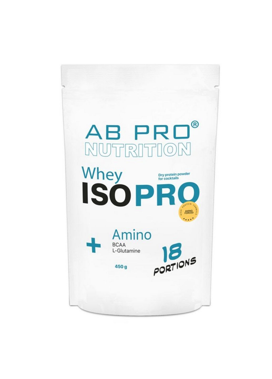 Протеин Iso Pro Whey+Amino, 450 грамм Клубника со сливками AB PRO (293479160)